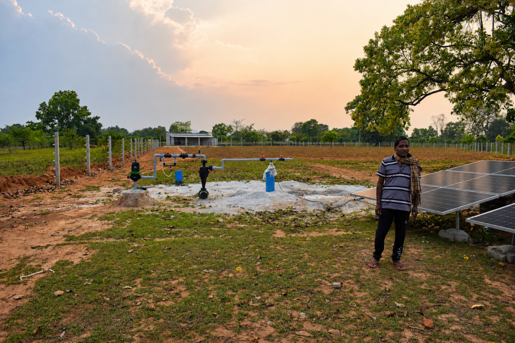 Solar-Powered Irrigation System for Sustainable Farming